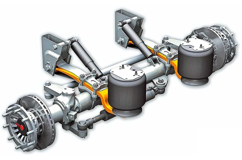 виды осей грузовика