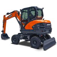 Колесный экскаватор Doosan DX55W